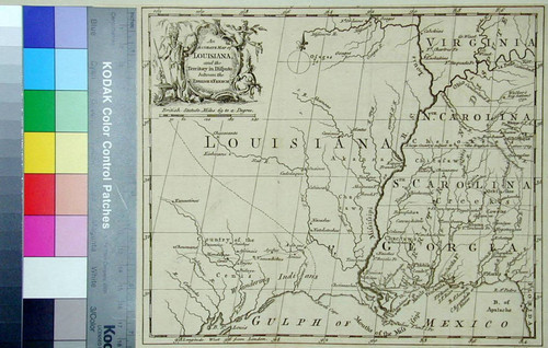 Accurate Map of Louisiana, and the Territory in Dispute between the English & French