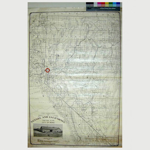 The territory of Nevada and California tributary to the City of Reno : presented by the Nevada Engineering Works compiled from the latest authentic information