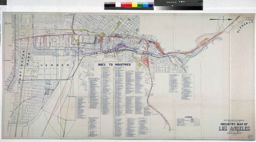 Industry map of Los Angeles