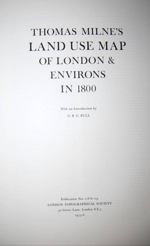 Milne's plan of the cities of London and Westminster, circumjacent towns and parishes &c, laid down from a trigonometrical survey taken in the years 1795-1799