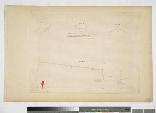 Plans accompanying specifications for the grading of Garvanza Right of Way, Los Angeles County, Calif