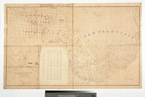 [Map of San Francisco with Horners Addition.]