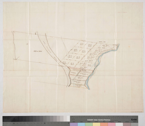 Rancho San Antonio : S65 - subdivision map, land between Los Angeles and Old San Gabriel rivers