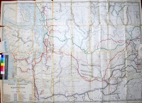 Railroad Commissioners' Map of Washington