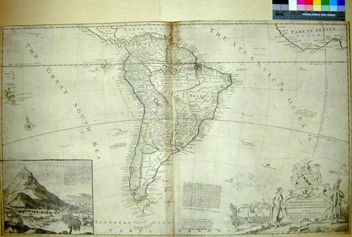 This Map of South America, According to the Newest and Most Exact Observations is most humbly Dedicated by Your Lordship's most humble servant, Herman Moll Geographer