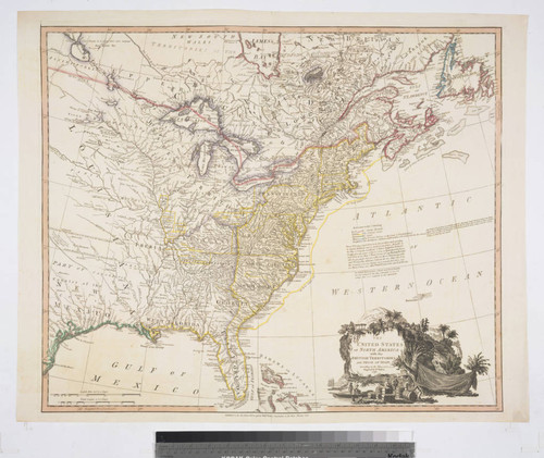 United States of North America, with the British & Spanish Territories and those of Spain, according to the Treaty of 1784