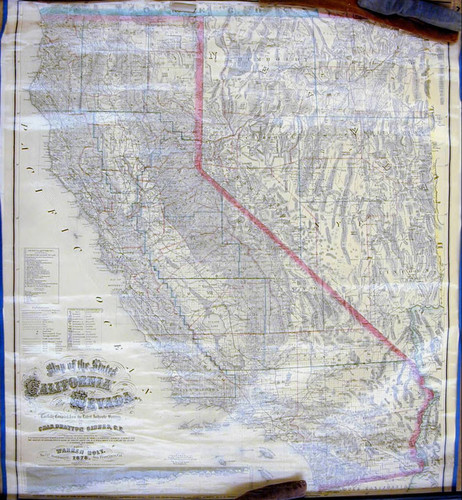 Map of the states of California and Nevada : carefully compiled from the latest authentic sources / by Charles Drayton Gibbes, C.E