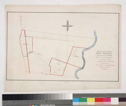 Land in the Rancho San Antonio belonging to J. J. Bullis