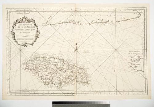 Carte Reduite de l'Isle de la Jamaique Pour servir aux Vaisseaux du Roy Dressée au Dépost des Cartes et Plans de la Marine en 1753