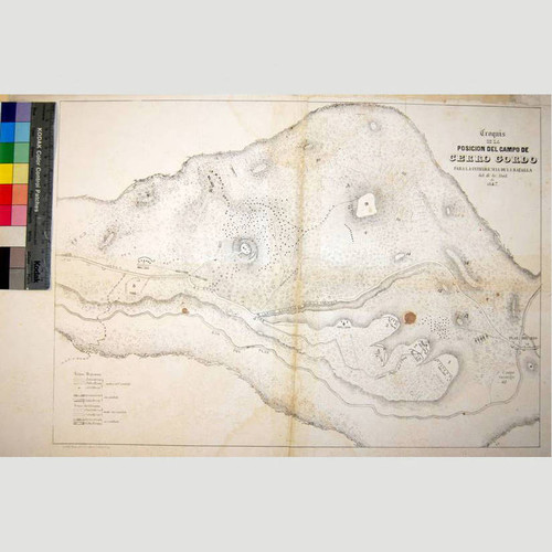 Croquis de la Posicion del Campo de Cerro Gordo para la Inteligencia de la Batalla del 18 de April de 1847