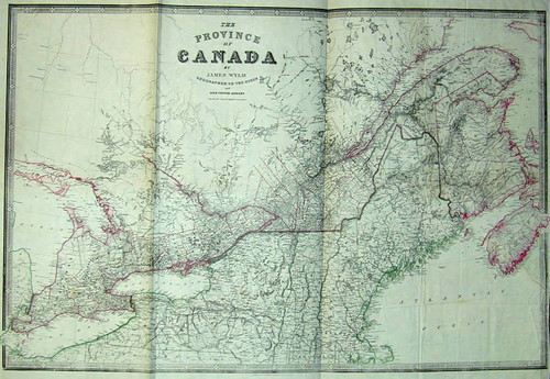 Province of Canada by James Wyld Geographer to the Queen and Her Prince Albert, Charing Cross East London