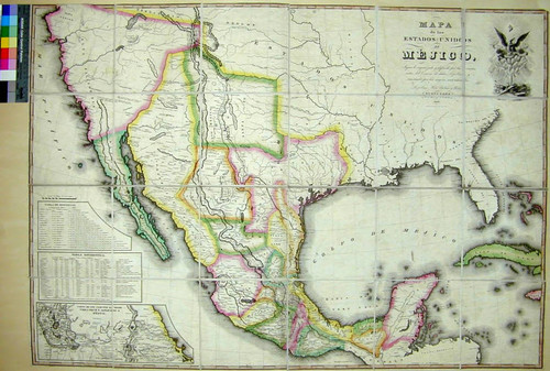 Mapa de los Estados de Mejido