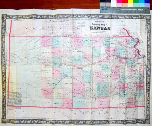 Colton's Township Map of Kansas