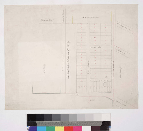 Los Angeles : copy of map of Subdivision of the Magnolia Tract