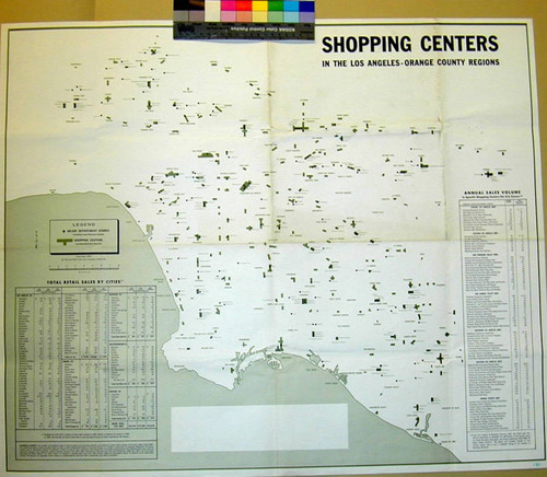 Shopping centers in the Los Angeles-Orange County regions
