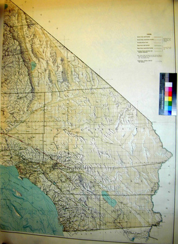 Fault map of the State of California