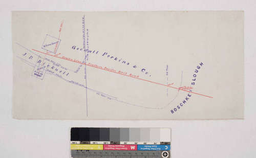 Southern Pacific Rail Road at C.S.S. Co. wharf : entrance to San Pedro Bay