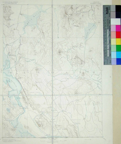 U. S. Geological Survey, J. W. Powell, Director Oregon Klamath Sheet