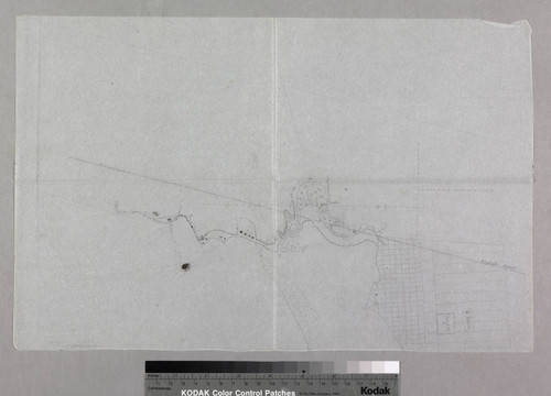 Rancho San Pedro : S35 no. 1 - sketch map of San Pedro bay from Wilmington south