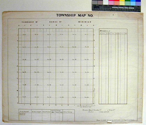 [Blank map form] Township Map No