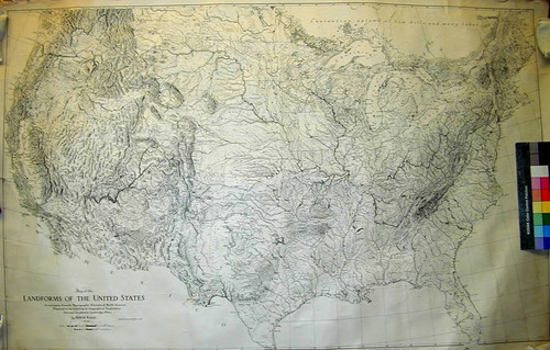 Map of the landforms of the United States : to accompany Atwood's ...