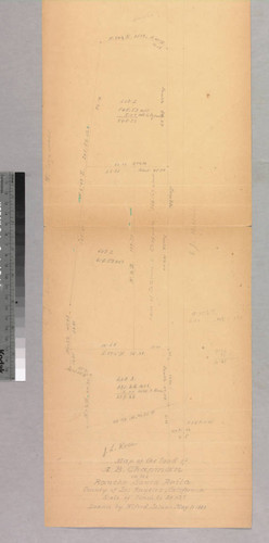 Map of the land of A.B. Chapman