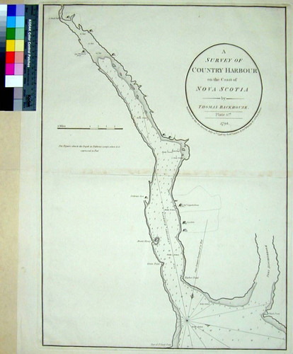 A Survey of Country Harbour on the Coast of Nova Scotia by Thomas Backhouse