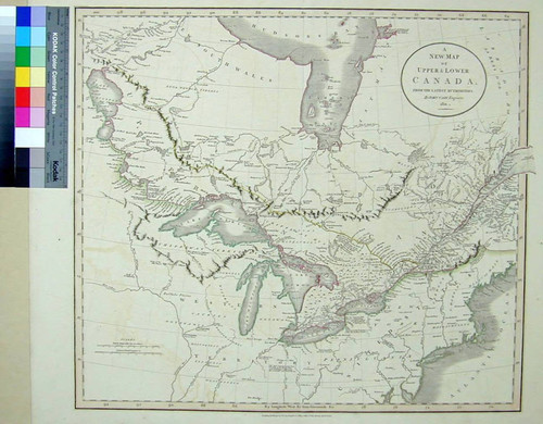 New Map of Upper & Lower Canada, from the Latest Authorities by John Cary, Engraver. 1811