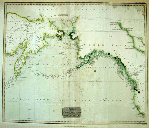 Chart of the Northern Passage between Asia & America