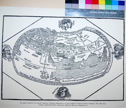 Die große Weltkarte aus Reisch, Gregoriis, Margarita