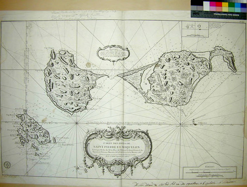 Carte des Idles de Saint Pierre et Miquelon