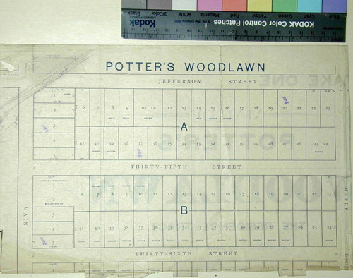 Potter's Woodlawn [partial map]