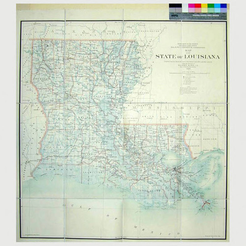 Map of the State of Louisiana : compiled from the official records of the General Land Office and other sources under the direction of Harry King, C.E. Chief of Drafting Division G.L.O