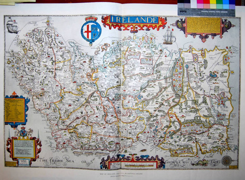 Map of Ireland, about 1600 / by Baptista Boazio (British Museum Maps C.2.cc.1.)