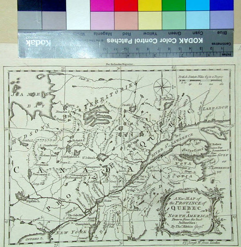 A new map of the province of Quebec in North America : drawn from the best authorities: by Thos. Kitchin Geogr