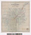 Map of the City of Los Angeles showing railway system Jan. 8th 1906, June 1st 1906, Jan. 1st 1907, Aug. 16th 1907