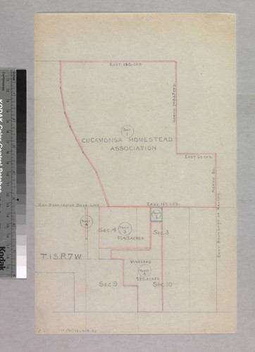 Cucamonga Homestead Association, Tracts 1-4, 6