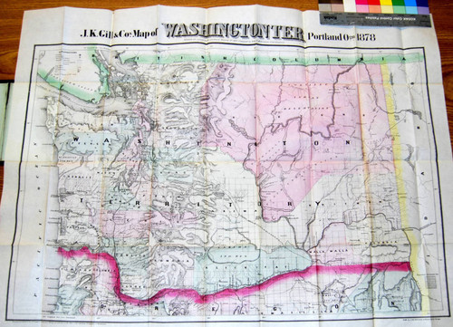 J.K. Gill & Co's. map of Washington Ter.; showing all surveys made previous to January 1st 1878