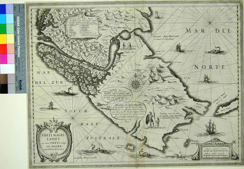 Freti Magellanici ac novi Freti vulgó le Maire exactissima delineatio