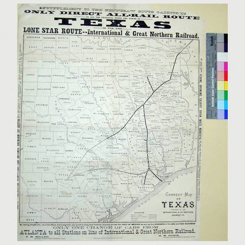 Correct map of Texas