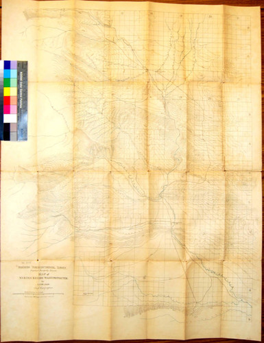 Map of Yakima Region Washington Ter. / By A. D. Wilson, Chief Topographer
