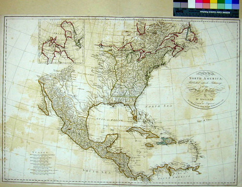 Map of North America; published under the Patronage of the Duke of Orleans by D'Anville. Drawn and Engraved for J. Harrison, No. 115, Newgate Street, January 1 1791