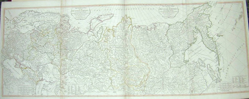 The European part of the Russian Empire, from the maps published by the Imperial Academy at St. Petersburg with the new provinces on the Black Sea.; The Asiatic Part of the Russian Empire, from the maps published by the Imperial Academy of St. Petersburg; with the new discoveries of Captn. Cook &c