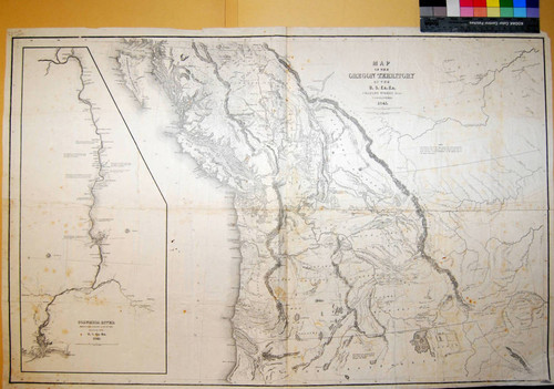Map of the Oregon Territory / by the U. S. Ex. Ex. Charles Wilkes Esqr. Commander