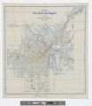 Map of the City of Los Angeles showing railway system. Sept. 3rd 1904, Sept. 17th 1904