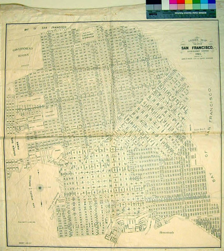 Index map of the city of San Francisco
