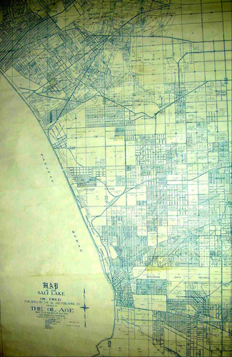Map of the Salt Lake Oil Field