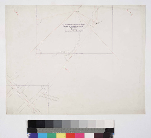 Los Angeles : lots ceded near Wilshire and Rampart Street