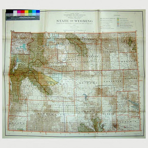 State of Wyoming : compiled from the official records of the General Land Office and other sources