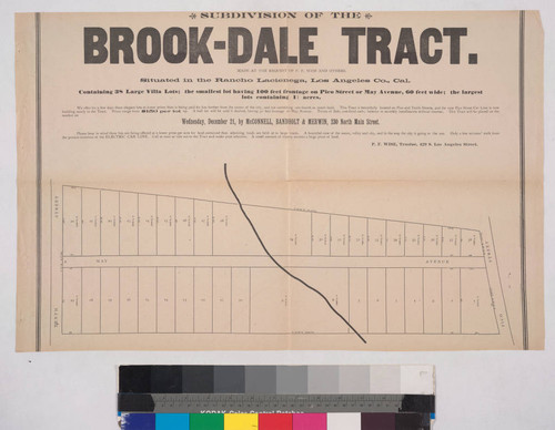 Subdivision of the Brooke-Dale Tract